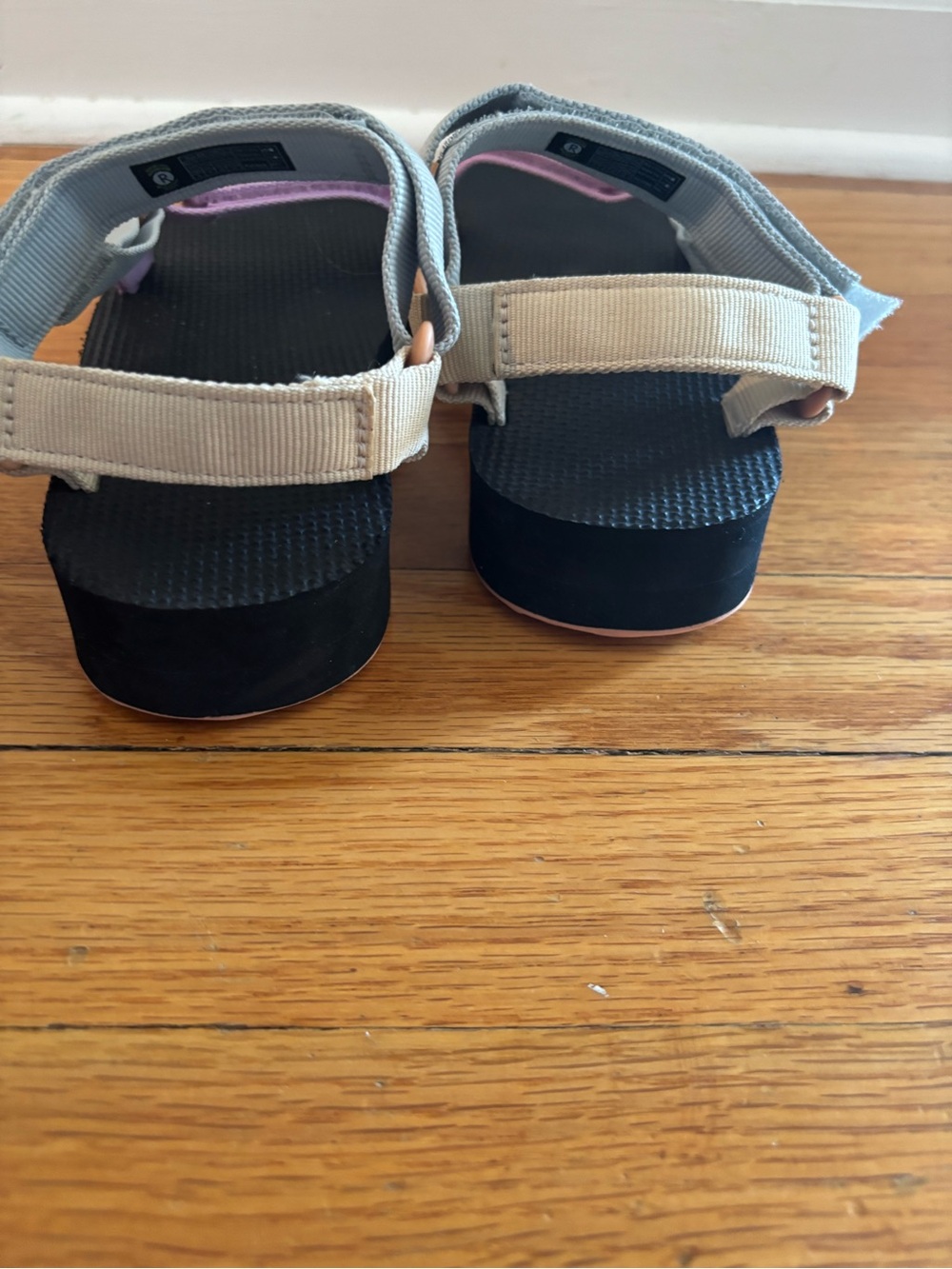 Teva Kids Sandals in Pink and Light Gray - Picture 3 of 4